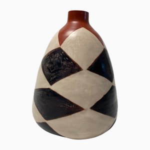 Large Sculptural Causucanas Vase by Ernesto Sanchez, 1970s