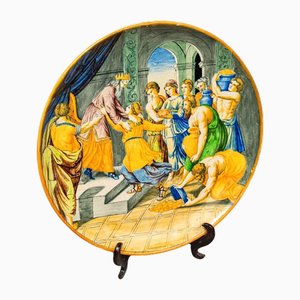 Piatto in ceramica di Urbino, inizio XVI secolo