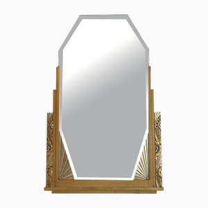 Specchio a forma di grattacielo Art Déco