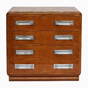 Art Deco Chest of Drawers with Marble Top