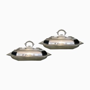 Entrée Bowls with Lids, Set of 2