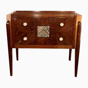 Art Deco Chest of Drawers in Mahogany
