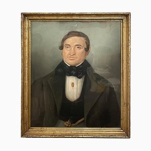 Biedermeier Artist, Portrait, 1800s, Pastel, Framed