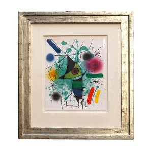 Joan Miró, Composición, década de 1890, Litografía