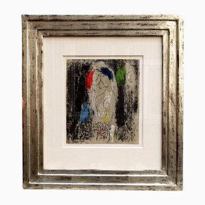 Marc Chagall, The Lovers in Gray, 20th Century, Lithograph