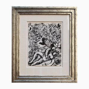 Marc Chagall, La pareja en el árbol, siglo XX, Litografía