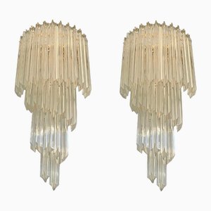 Wall Lamps from Venini, Set of 2