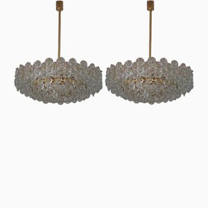 Vintage Ceiling Lamps from Maison Charles, Set of 2