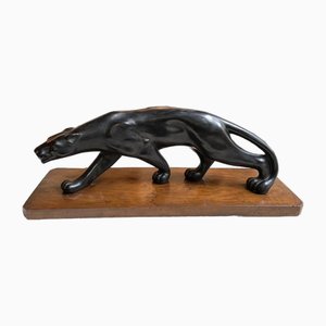 Art Deco Stepping Panther