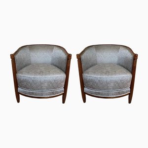 Vintage Art Deco Lounge Chairs, Set of 2