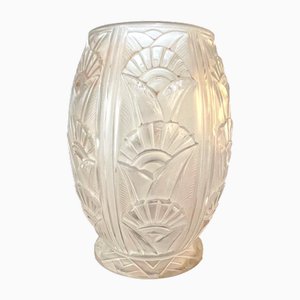 Art Deco Vase mit Blumendekor