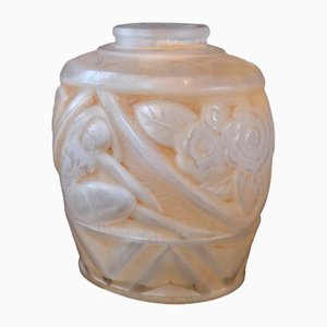 Vase Art Déco avec Graces par Etling