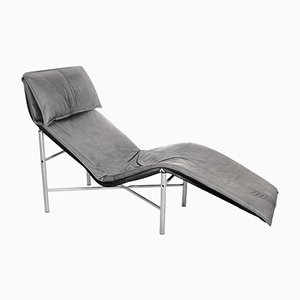 Chaise Longue de cuero de Tord Bjorklund, años 70