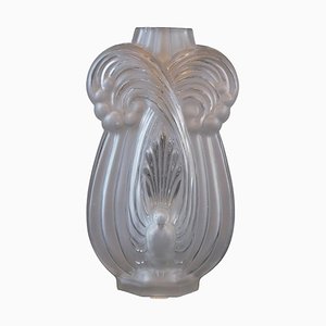 Vintage Peacock Vase by Etling