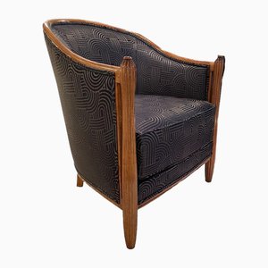 Club chair Art Deco in faggio