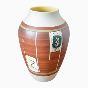 Vaso Mid-Century in ceramica di Bay, Germania, anni '50