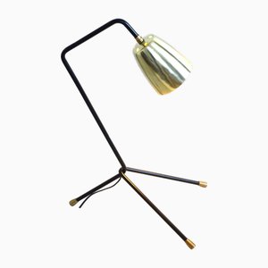 Lámpara de pie Grasshopper al estilo de Greta Grossmann, años 60