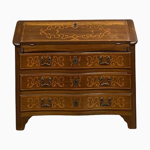 Louis XV Marquetry Bureau Commode, 1900s