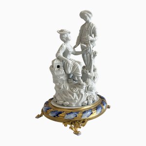 Escultura figurativa, siglo XIX, Porcelana