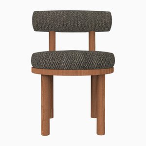 Moca Chair in Safire 03 Fabric and Smoked Oak by Studio Rig for Collector