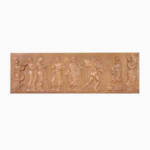 Bajorrelieve de estilo romano, siglo XX, Yeso