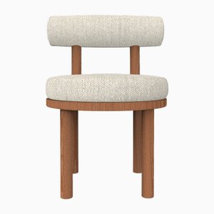 Moca Chair in Safire 07 Fabric and Smoked Oak by Studio Rig for Collector