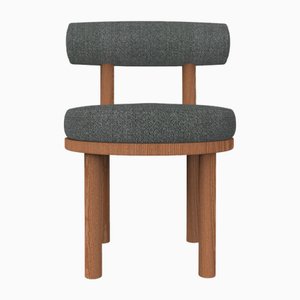 Moca Stuhl aus Safire 09 Stoff & Räuchereiche von Studio Rig für Collector