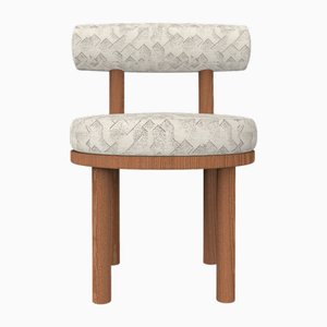 Moca Chair aus Graphite Ivory Stoff & Räuchereiche von Studio Rig für Collector