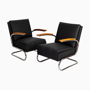 Set of Vintage Cantilever Armchairs, 1930s