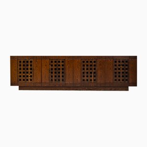 Erasmo A 4 Sideboard in Wengé by Ferdinando Meccani for Meccani Arredamenti, Italy, 1970s