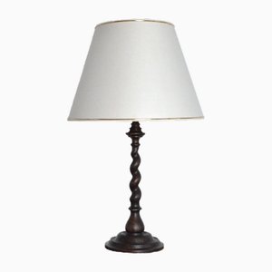 Lampe de Bureau Twist Vintage en Chêne
