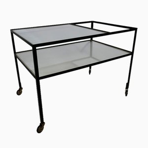 Bauhaus Serving Trolley by Herbert Hirche for Richard Lampert, 1950s