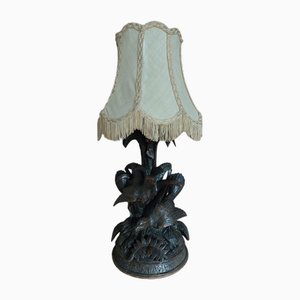 Lámpara de mesa Black Forest, década de 1900