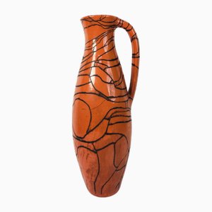 Vaso snello in ceramica di Eva Bod, anni '70