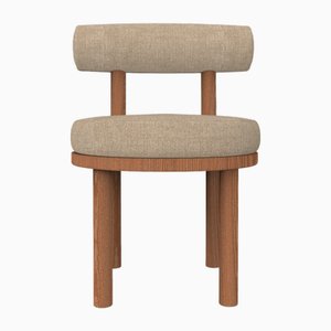 Moca Chair in Famiglia 07 Fabric and Smoked Oak by Studio Rig for Collector