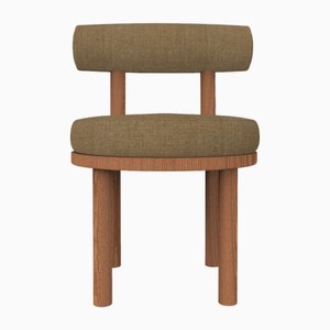 Moca Chair in Famiglia 10 Fabric and Smoked Oak by Studio Rig for Collector
