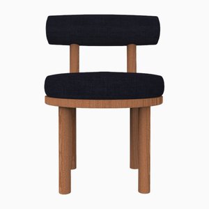 Moca Chair in Famiglia 45 Fabric and Smoked Oak by Studio Rig for Collector