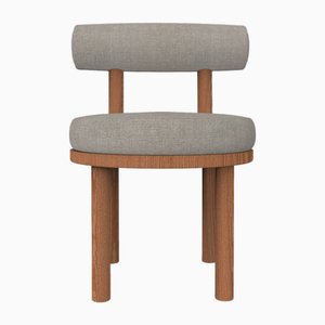 Moca Chair in Famiglia 51 Fabric and Smoked Oak by Studio Rig for Collector