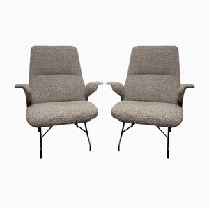 Sculptural Armchairs, 1950s, Set of 2