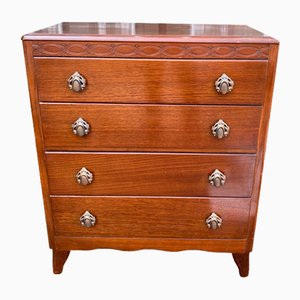 Mid-Century Art Deco Chest of Drawers in the style of Harris Lebus