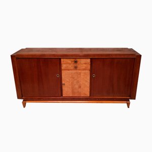 Art Deco Lemon Walnut Sideboard, 1940s