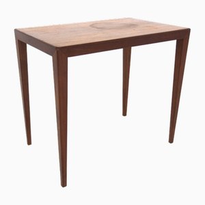 Skandinavischer Teak Beistelltisch Modell 34A von Severin Hansen für Haslev Møbelsnedkeri, Dänemark, 1960er