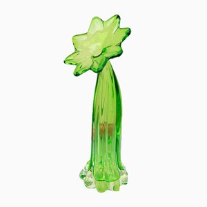 Vintage Gardenia Vase aus mundgeblasenem Muranoglas, Italien, 1970er