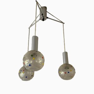 Ungarische Mid-Century Deckenlampe in Kugelform, 1960er