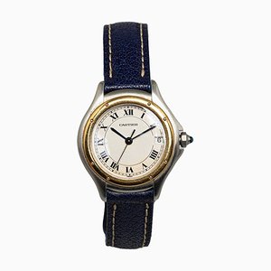 Reloj Cougar de cuarzo de acero inoxidable de Cartier