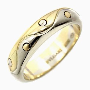 Onda Ring in Yellow and White Gold from Bvlgari