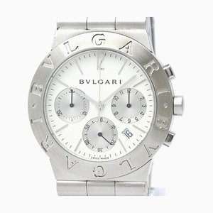 Diagono Chronograph Steel Quartz Men's Watch from Bvlgari