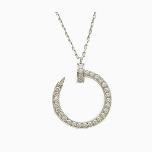 Juste Un Clou Necklace Pendant in White Gold with Diamond from Cartier