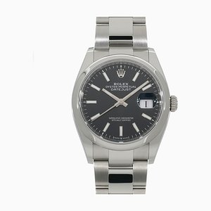 Datejust 36 126200 Random Bright Black Herrenuhr von Rolex