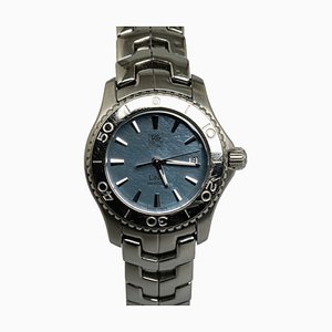 Link Watch with Blue Shell Dial in Stainless Steel from Tag Heuer